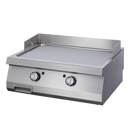Heavy Duty plaque de gril - lisse - unit&eacute; double- profondeur 70 cm - &eacute;lectrique - Maxima - 09395051
