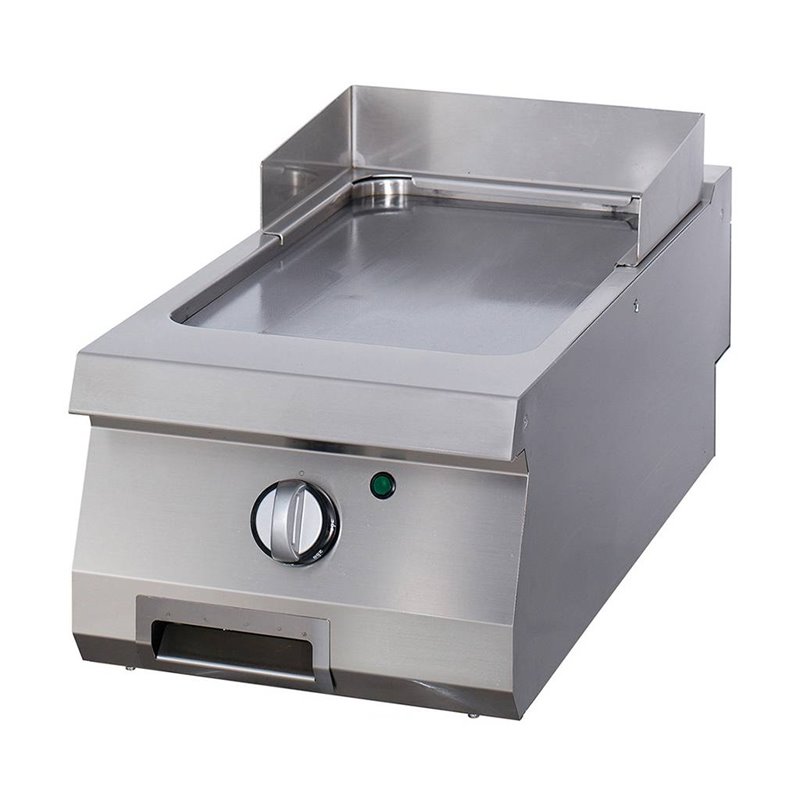 Heavy Duty plaque de gril - lisse - unit&eacute; simple - profondeur 70 cm - &eacute;lectrique - Maxima - 09395052