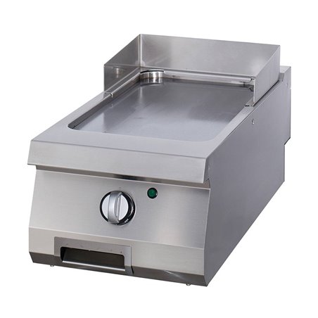 Heavy Duty plaque de gril - lisse - unit&eacute; simple - profondeur 70 cm - &eacute;lectrique - Maxima - 09395052