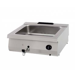 Heavy Duty bain marie - unit&eacute; double - profondeur 70 cm - gaz - Maxima - 09395006