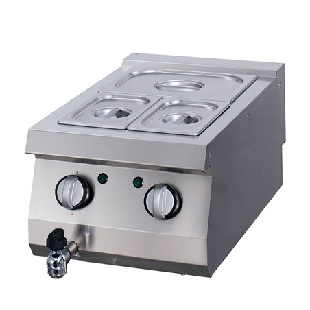 Heavy Duty bain marie - unit&eacute; simple - profondeur 70 cm - &eacute;lectrique - Maxima - 09398130