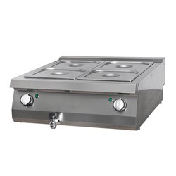 Heavy Duty bain marie - unit&eacute; double - profondeur 70 cm - &eacute;lectrique - Maxima - 09398135