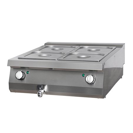 Heavy Duty bain marie - unit&eacute; double - profondeur 70 cm - &eacute;lectrique - Maxima - 09398135