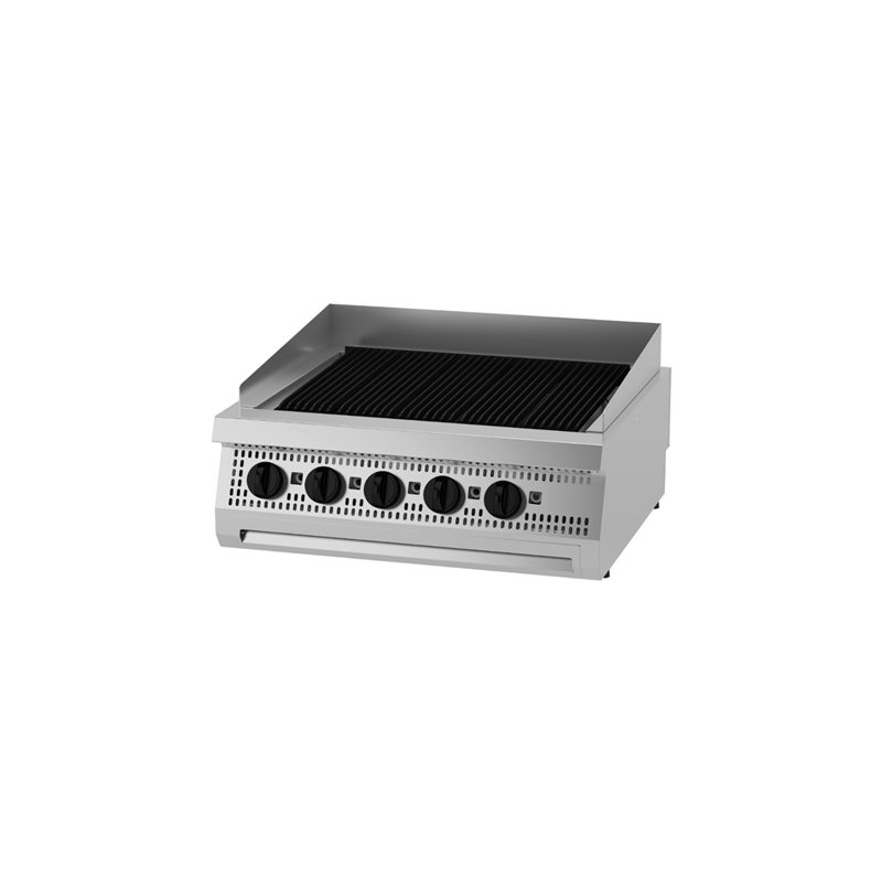 Heavy Duty chargrill - unit&eacute; double - profondeur 70 cm - gaz - Maxima - 09398005