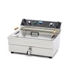 Friteuse - 20 L - 1 panier - avec robinet de vidange - Maxima - 09365020