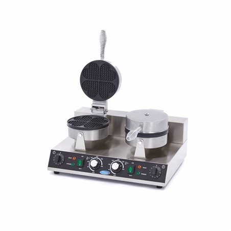 Gaufrier - 8 gaufres - coeurs - double - Maxima - 09365101