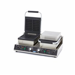 Gaufrier - 4 pi&egrave;ces - carr&eacute; - double - Maxima - 09365106