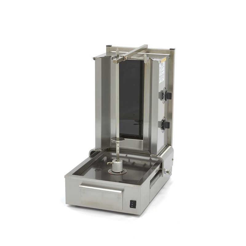 Kebab grill - 2 br&ucirc;leurs - 20 kg de viande - &eacute;lectrique - Maxima - 09370240