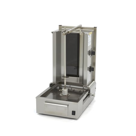 Kebab grill - 2 br&ucirc;leurs - 20 kg de viande - &eacute;lectrique - Maxima - 09370240