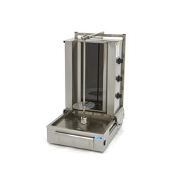 Kebab grill - 3 br&ucirc;leurs - 40 kg de viande - &eacute;lectrique - Maxima - 09370245