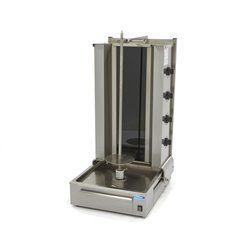 Kebab grill - 4 br&ucirc;leurs - 70 kg de viande - &eacute;lectrique - Maxima - 09370250
