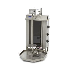 Kebab grill - 3 br&ucirc;leurs - 30 kg de viande - &eacute;lectrique - Maxima - 09370265