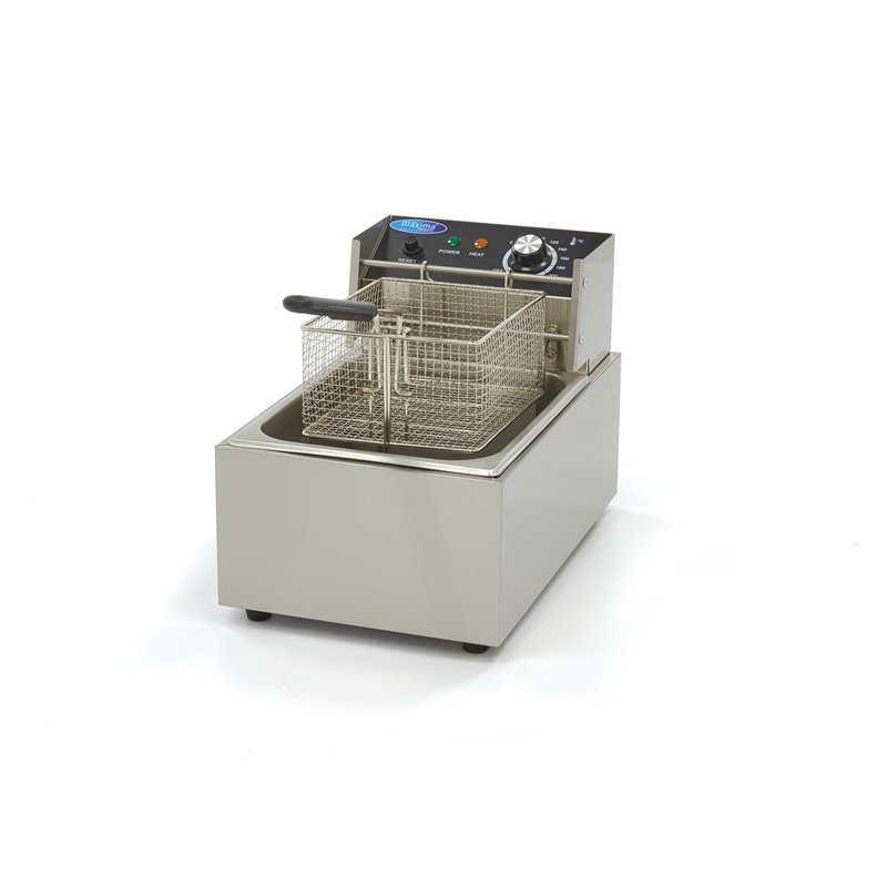 Friteuse - 6 L - 1 panier - jusqu'&agrave; 1,2 kg de frites - Maxima - 09364950