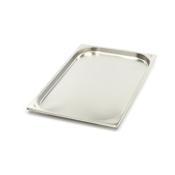 R&eacute;cipient gastronorm - 1/1 GN - profondeur 2 cm - acier inoxydable - Maxima - 09367500