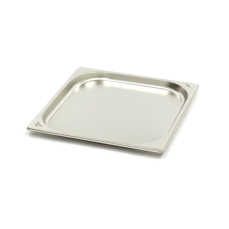 R&eacute;cipient gastronorm - 2/3 GN - profondeur 2 cm - acier inoxydable - Maxima - 09367563