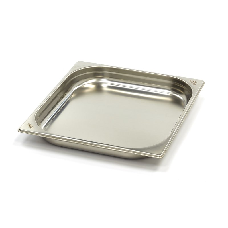 R&eacute;cipient gastronorm - 2/3 GN - profondeur 4 cm - acier inoxydable - Maxima - 09367564