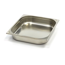 R&eacute;cipient gastronorm - 2/3 GN - profondeur 6,5 cm - acier inoxydable - Maxima - 09367565