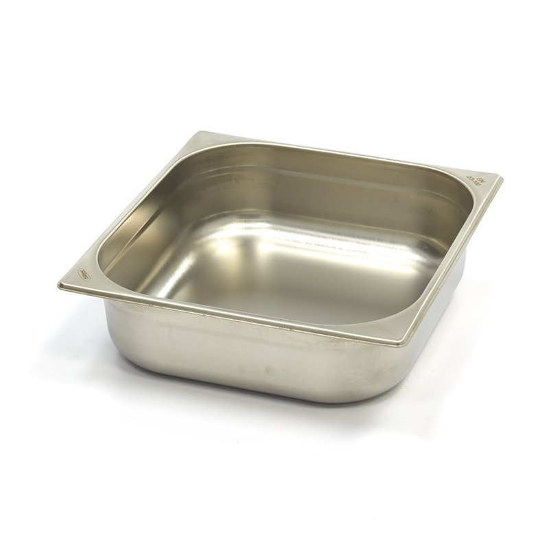 R&eacute;cipient gastronorm - 2/3 GN - profondeur 10 cm - acier inoxydable - Maxima - 09367566