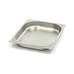 R&eacute;cipient gastronorm - 1/2 GN - profondeur 4 cm - acier inoxydable - Maxima - 09367510