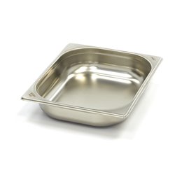 R&eacute;cipient gastronorm - 1/2 GN - profondeur 6,5 cm - acier inoxydable - Maxima - 09367511