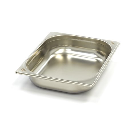 R&eacute;cipient gastronorm - 1/2 GN - profondeur 6,5 cm - acier inoxydable - Maxima - 09367511
