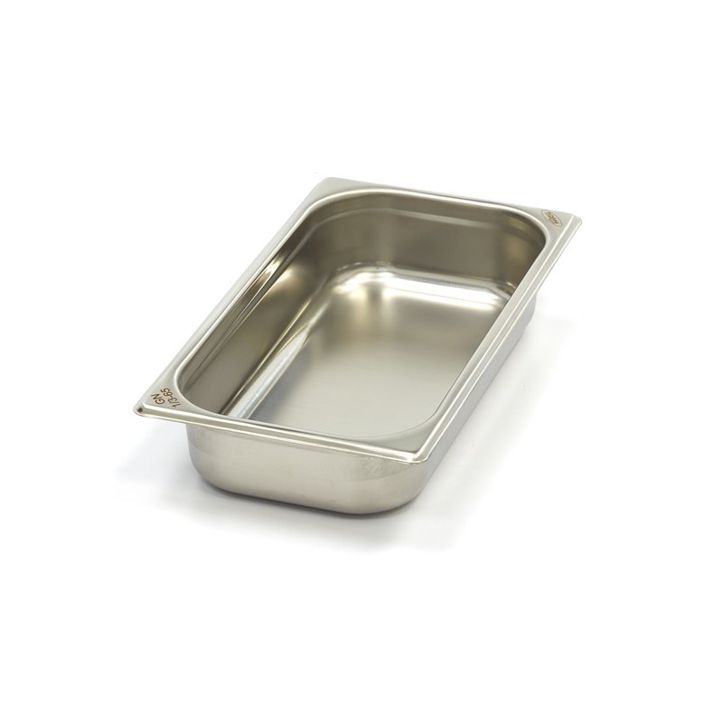 R&eacute;cipient gastronorm - 1/3 GN - profondeur 6,5 cm - acier inoxydable - Maxima - 09367520