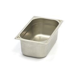 R&eacute;cipient gastronorm - 1/4 GN - profondeur 10 cm - acier inoxydable - Maxima - 09367530