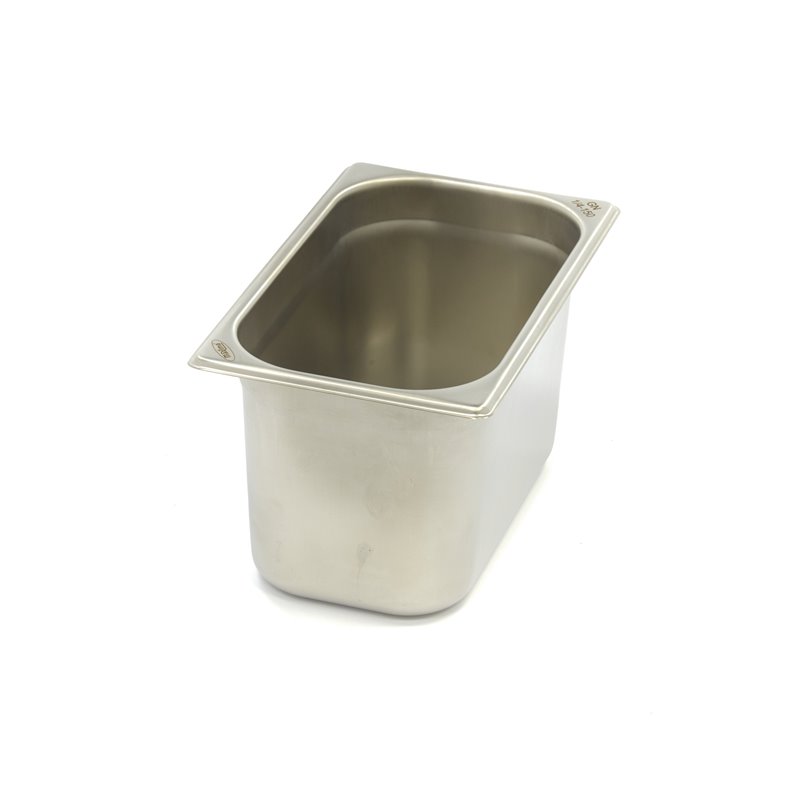 R&eacute;cipient gastronorm - 1/4 GN - profondeur 15 cm - acier inoxydable - Maxima - 09367531