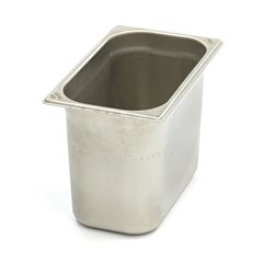 R&eacute;cipient gastronorm - 1/4 GN - profondeur 20 cm - acier inoxydable - Maxima - 09367532