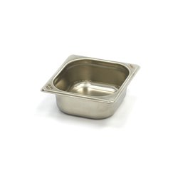 R&eacute;cipient gastronorm - 1/6 GN - profondeur 6,5 cm - acier inoxydable - Maxima - 09367538