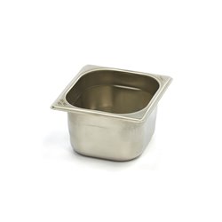 R&eacute;cipient gastronorm - 1/6 GN - profondeur 10 cm - acier inoxydable - Maxima - 09367539