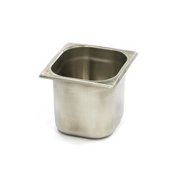R&eacute;cipient gastronorm - 1/6 GN - profondeur 15 cm - acier inoxydable - Maxima - 09367540