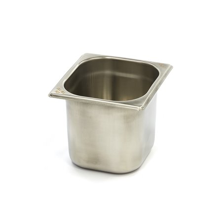 R&eacute;cipient gastronorm - 1/6 GN - profondeur 15 cm - acier inoxydable - Maxima - 09367540