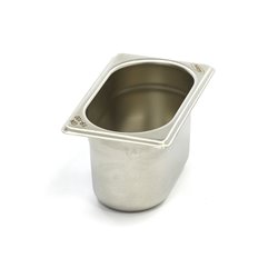 R&eacute;cipient gastronorm - 1/9 GN - profondeur 10 cm - acier inoxydable - Maxima - 09367548