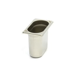 R&eacute;cipient gastronorm - 1/9 GN - profondeur 15 cm - acier inoxydable - Maxima - 09367549