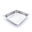 R&eacute;cipient gastronorm - 2/3 GN - profondeur 6,5 cm - acier inoxydable - perfor&eacute; - Maxima - 09367670