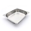 R&eacute;cipient gastronorm - 1/2 GN - profondeur 6,5 cm - acier inoxydable - perfor&eacute; - Maxima - 09367611