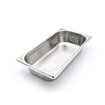 R&eacute;cipient gastronorm - 1/3 GN - profondeur 6,5 cm - acier inoxydable - perfor&eacute; - Maxima - 09367620