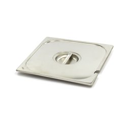 Couvercle gastronorm - 2/3 GN - acier inoxydable - avec ouverture pour cuill&egrave;re - Maxima - 09367780
