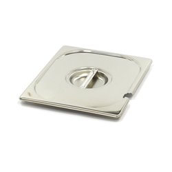 Couvercle gastronorm - 1/2 GN - acier inoxydable - avec ouverture pour cuill&egrave;re - Maxima - 09367771