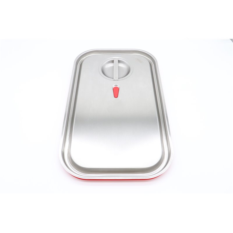 Couvercle gastronorm - 1/1 GN - acier inoxydable - joint &eacute;tanche &agrave; l'air - Maxima - 09367790