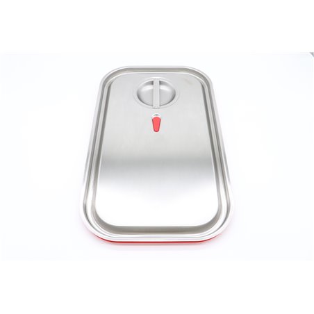 Couvercle gastronorm - 1/1 GN - acier inoxydable - joint &eacute;tanche &agrave; l'air - Maxima - 09367790