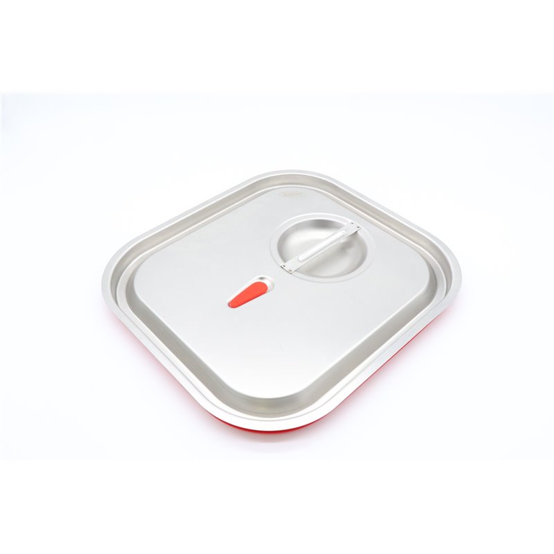 Couvercle gastronorm - 2/3 GN - acier inoxydable - joint &eacute;tanche &agrave; l'air - Maxima - 09367800