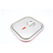Couvercle gastronorm - 2/3 GN - acier inoxydable - joint &eacute;tanche &agrave; l'air - Maxima - 09367800