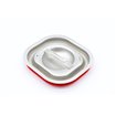 Couvercle gastronorm - 1/6 GN - acier inoxydable - joint &eacute;tanche &agrave; l'air - Maxima - 09367795