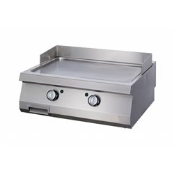 Heavy Duty plaque de gril - chrome lisse - unit&eacute; double - profondeur 70 cm - gaz - Maxima - 09395999
