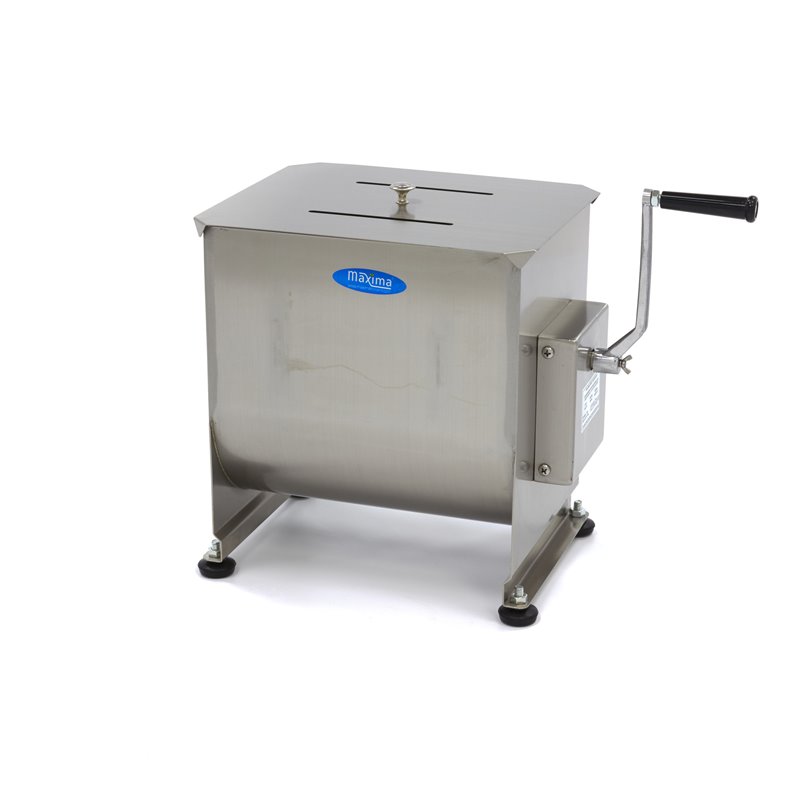 M&eacute;langeur de viande - 30 L - 25 kg viande - axle unique - manuel - Maxima - 09300442