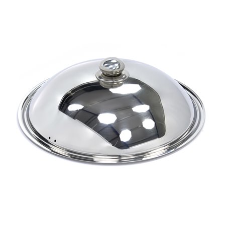 Couvercle de wok - &Oslash;36 cm - acier inoxydable - induction - Maxima - 09371061