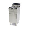 Friteuse - 16 L - 1 panier - avec robinet de vidange et support - 400V - Maxima - 09365155