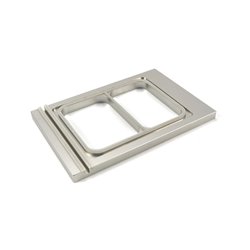Menu Tray 227 x 178 mm - Small - 2 Compartments - Maxima - 09369101